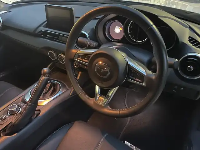 マツダ ロードスター S レザーパッケージ 福岡県 2022(令4)年 1.2万km スノーフレイクホワイトパールマイカ 6MT/純正ナビ/バックカメラ/黒レザーシート/シートヒーター/コーナーセンサー/レーダークルーズコントロール/レーンキープアシスト/プッシュスタート/ETC