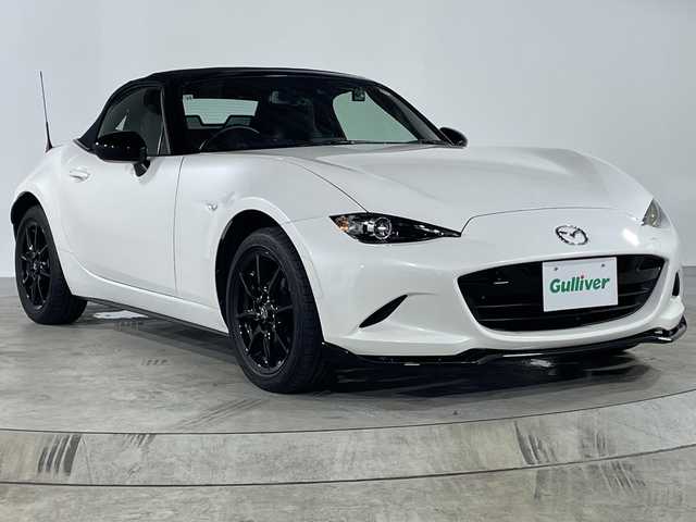 マツダ ロードスター S レザーパッケージ 福岡県 2022(令4)年 1.2万km スノーフレイクホワイトパールマイカ 6MT/純正ナビ/バックカメラ/黒レザーシート/シートヒーター/コーナーセンサー/レーダークルーズコントロール/レーンキープアシスト/プッシュスタート/ETC