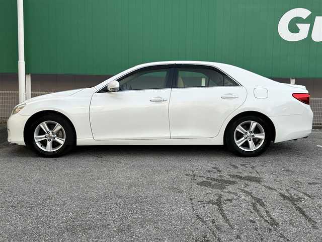 トヨタ マークＸ 250G リラックスセレクション 千葉県 2011(平23)年 2.4万km ホワイトパールクリスタルシャイン ワンオーナー/純正SDナビ/Bluetooth接続/全席パワーウインドウ/MTモード付６速/ドアバイザー/前後コーナーセンサー/ウインカー付きミラー/純正16インチAW/プッシュスタート