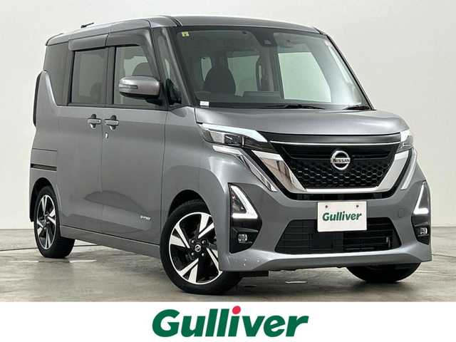 日産 ルークス HWS Gターボ プロパイロットED 福岡県 2020(令2)年 5.1万km チタニウムグレーメタリック 純正９型ナビ（フルセグＴＶ）　/アラウンドビューモニター　/ＥＴＣ　/前方ドラレコ　/インテリジェントクルコン　/コーナーセンサー　/エマージェンシーブレーキ　/レーンキープ　/プロパイロット　/両側電動スライドドア
