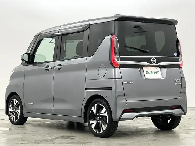 日産 ルークス HWS Gターボ プロパイロットED 福岡県 2020(令2)年 5.1万km チタニウムグレーメタリック 純正９型ナビ（フルセグＴＶ）　/アラウンドビューモニター　/ＥＴＣ　/前方ドラレコ　/インテリジェントクルコン　/コーナーセンサー　/エマージェンシーブレーキ　/レーンキープ　/プロパイロット　/両側電動スライドドア