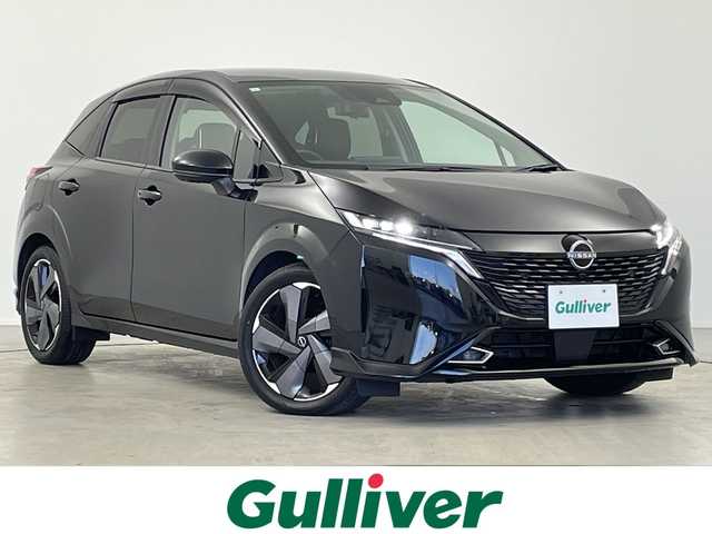日産 オーラ G レザーエディション 岐阜県 2023(令5)年 2.3万km 黒 純正ナビ（MOP）/・フルセグ/・Bluetooth/プロパイロット/アラウンドビューモニター/ブラインドスポットモニター/前席シートヒーター/ステアリングヒーター/デジタルインナーミラー/置くだけ充電/LEDライト/オートハイビーム/スマートキー/プッシュスタート