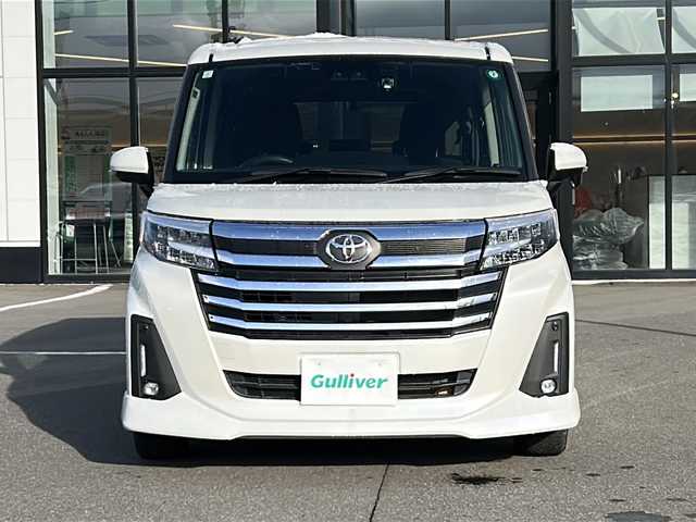 トヨタ ルーミー カスタムG 青森県 2021(令3)年 2.2万km パールホワイトⅢ ・4WD/・社外ナビ/・フルセグ/・CD/DVD/Bluetooth/・バックカメラ/・前後ドライブレコーダー/・衝突被害軽減ブレーキ/・レーンキープアシスト/・レーダークルーズコントロール/・オートマチックハイビーム/・オートライト/・LEDヘッドライト/・LEDフォグランプ/・両側パワースライドドア/・ETC/・コーナーセンサー/・横滑り防止装置/・純正フロアマット/・純正AW14インチ/・スマートキー