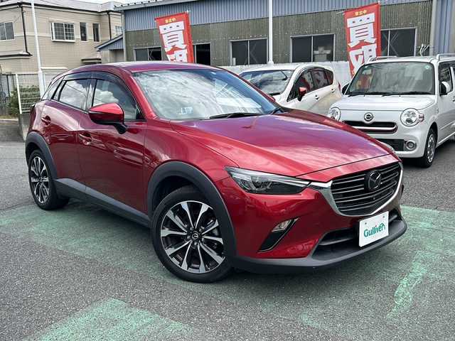 マツダ ＣＸ－３ 20S プロアクティブ 埼玉県 2019(令1)年 4.5万km ソウルレッドクリスタルM i-ACTIVSENSE/　　・ハイビームコントロールシステム/　　・アダプティブLEDヘッドライト/　　・車線逸脱警報システム/　　・ブラインドスポットモニタリング/　　・交通標識認識システム/　　・ドライバーアテンションアラート/　　・リアクロストラフィックアラート/　　・360度ビューモニター/　　・マツダレーダークルーズコントロール/　　・アドバンススマートシティブレーキサポート/　　・AT誤発進抑制機能/　　・スマートブレーキサポート/車外カメラ/　　・バック、フロント、サイド、全方位/ドライブレコーダー/純正ナビゲーション/AM/FM/CD/DVD/Bluetooth/フルセグ/ETC/エンジンスタートボタン/純正アルミホイール/取扱説明書/保証書/スペアキー1本