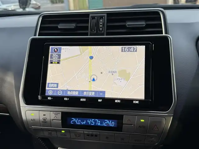 トヨタ ランドクルーザー プラド TX Lパッケージ マットブラED 香川県 2023(令5)年 1.7万km ブラック ワンオーナー/純正9インチナビ/フルセグ/CD/DVD/Bluetooth/バックカメラ/サンルーフ/黒革シート/前席パワーシート/シートヒータ―/シートベンチレーション/純正18インチアルミ/トヨタセーフティセンス/クリアランスソナー/レーダークルーズ/3列目電動格納シート/ビルトイETC