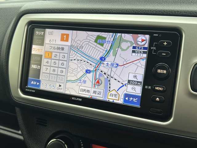 トヨタ ヴィッツ U 千葉県 2014(平26)年 6.4万km ブラックマイカ 社外メモリナビ【AVN137MW】/ワンセグTV/CD/AM/FM/バックカメラ/運転席シートヒーター/ETC/アイドリングストップ/ステアリングスイッチ/スマートキー/純正フロアマット