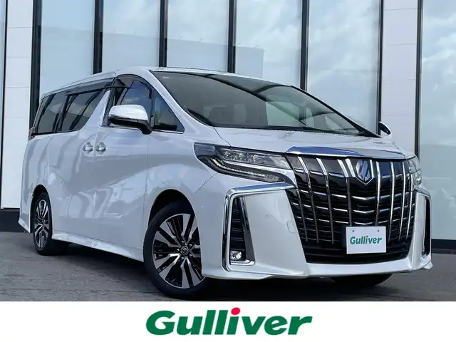トヨタ アルファード S Cパッケージ 大阪府 2022(令4)年 3.9万km ホワイトパールクリスタルシャイン 純正９インチディスプレイオーディオナビ　/バックカメラ　/前ドライブレコーダー　/両側パワースライドドア　/ＥＴＣ２．０　/ツインムーンルーフ　/純正フリップダウンモニター/パワーバックドア/AC100V/レーダークルーズコントロール/コーナーセンサー/ワンオーナー　/パワーシート　/シートヒーター　/ステアリングヒーター/エアシート　/オットマン/純正フロアマット/３眼ＬＥＤヘッド/シーケンシャルターンランプ/純正18インチAW/ナビ説・取説/スマートキー