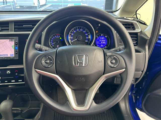 ホンダ フィット 13G Lパッケージ 奈良県 2016(平28)年 1.2万km ブリリアントスポーティブルーメタリック2トーン 純正ギャザーズナビ/フルセグ CD DVD BT MSV AUX/バックカメラ/ドライブレコーダー/ビルトインETC/クルーズコントロール/CTBA/LEDヘッドライト/オートライト/アイドリングストップ/スマートキー/ECON/プラズマクラスター