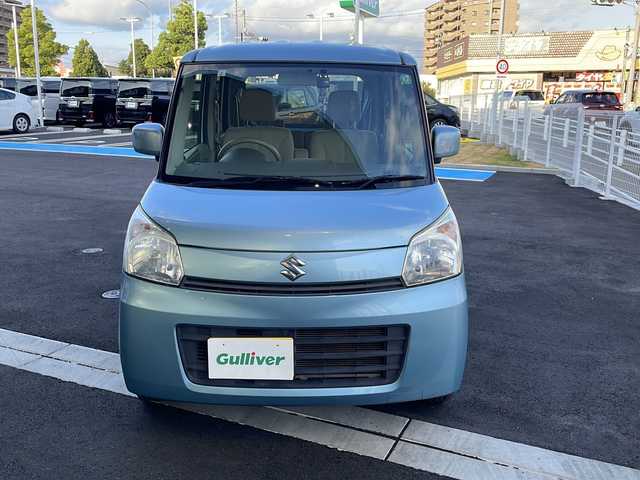 スズキ スペーシア G 愛知県 2015(平27)年 9.8万km フィズブルーパールメタリック 社外ナビ /・Bluetooth/・CD/DVD/・フルセグテレビ/ETC/前後ドライブレコーダー/スマートキー/アイドリングストップ