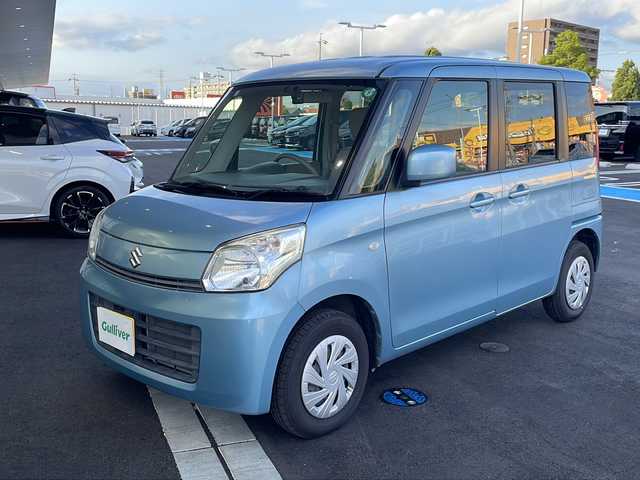 スズキ スペーシア G 愛知県 2015(平27)年 9.8万km フィズブルーパールメタリック 社外ナビ /・Bluetooth/・CD/DVD/・フルセグテレビ/ETC/前後ドライブレコーダー/スマートキー/アイドリングストップ
