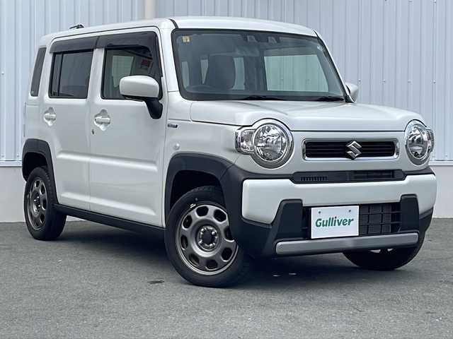 スズキ ハスラー HYBRID G 三重県 2020(令2)年 1.8万km ピュアホワイトP 純正8型ナビ/前席シートヒーター/衝突軽減ブレーキ/レーンキープアシスト/ステアリングリモコン/オートライト/LEDヘッドライト/コーナーセンサー/電動格納ミラー/禁煙車
