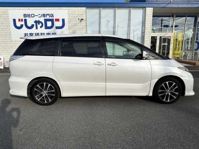 トヨタ エスティマ アエラス 大阪府 2013(平25)年 9.4万km ホワイトパールクリスタルシャイン (株)IDOMが運営する【じしゃロン堺店】の自社ローン専用車両になりますこちらは現金またはオートローンご利用時の価格です。自社ローンご希望の方は別途その旨お申付け下さい/両側パワースライドドア/純正SDナビゲーション/バックカメラ/CD/DVD/SD/BT/DTV/クルーズコントロール/HIDヘッドライト/オートライト/フォグライト/ドアバイザー/純正フロアマット