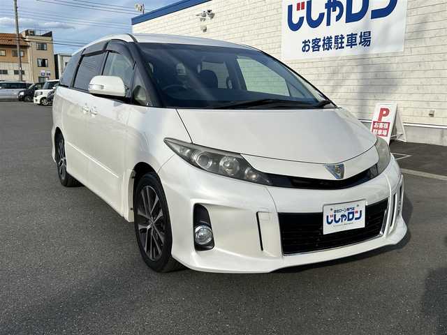 トヨタ エスティマ アエラス 大阪府 2013(平25)年 9.4万km ホワイトパールクリスタルシャイン (株)IDOMが運営する【じしゃロン堺店】の自社ローン専用車両になりますこちらは現金またはオートローンご利用時の価格です。自社ローンご希望の方は別途その旨お申付け下さい/両側パワースライドドア/純正SDナビゲーション/バックカメラ/CD/DVD/SD/BT/DTV/クルーズコントロール/HIDヘッドライト/オートライト/フォグライト/ドアバイザー/純正フロアマット
