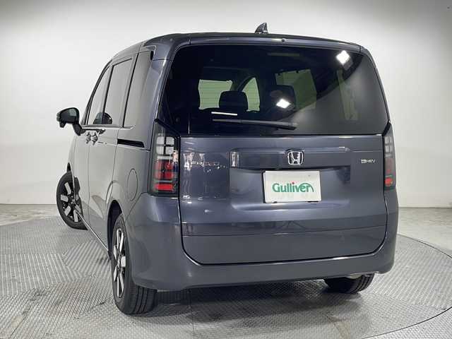 ホンダ フリード ハイブリット e:HEV AIR EX 広島県 2025(令7)年 0.1千km メテオロイドグレーメタリック 登録済未使用車/純正９型ナビ/・ＣａｒＰｌａｙ/・android auto/・フルセグテレビ/バックカメラ/レーダークルーズコントロール/シートヒーターD+N/両側パワースライドドア/ハーフレザー/コーナーセンサー　　/ブラインドスポットモニター/スペアキー