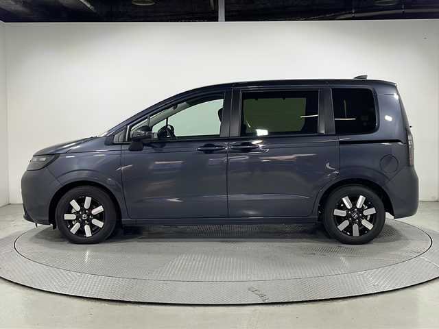 ホンダ フリード ハイブリット e:HEV AIR EX 広島県 2025(令7)年 0.1千km メテオロイドグレーメタリック 登録済未使用車/純正９型ナビ/・ＣａｒＰｌａｙ/・android auto/・フルセグテレビ/バックカメラ/レーダークルーズコントロール/シートヒーターD+N/両側パワースライドドア/ハーフレザー/コーナーセンサー　　/ブラインドスポットモニター/スペアキー