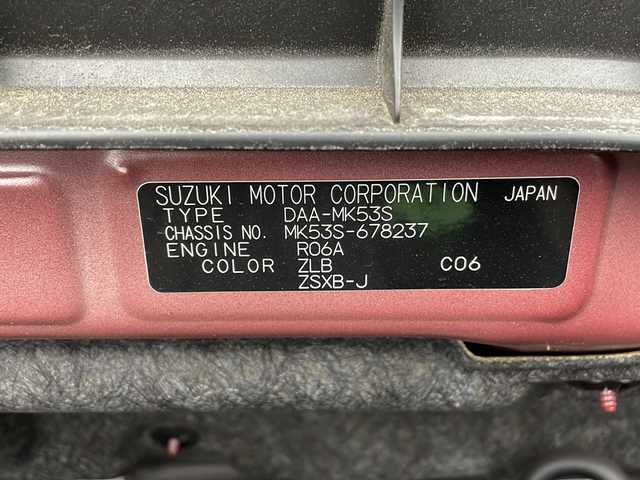 スズキ スペーシア カスタム HYBRID XS 沖縄県 2020(令2)年 5.1万km フェニックスレッドパール 社外ナビ(AVN-R10W)/　（CD/DVD/Bluetooth）/県外仕入/禁煙車/両側パワースライドドア/コーナーセンサー/デュアルセンサーブレーキサポート/車線逸脱警報/ハーフレザーシート/LEDヘッドライト/アイドリングストップ/スマートキー/プッシュスタート