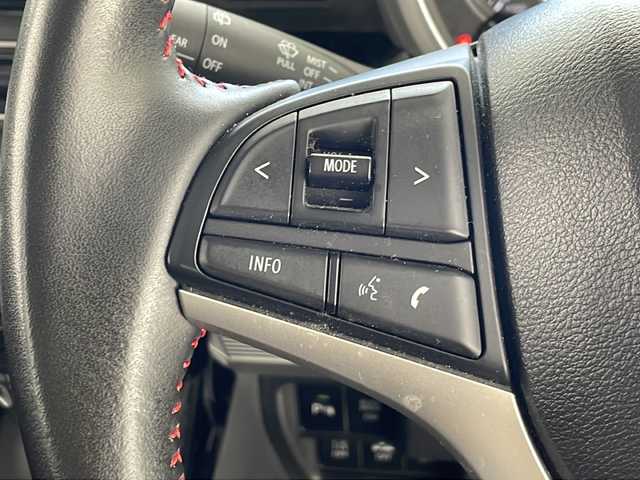 スズキ スペーシア カスタム HYBRID XS 沖縄県 2020(令2)年 5.1万km フェニックスレッドパール 社外ナビ(AVN-R10W)/　（CD/DVD/Bluetooth）/県外仕入/禁煙車/両側パワースライドドア/コーナーセンサー/デュアルセンサーブレーキサポート/車線逸脱警報/ハーフレザーシート/LEDヘッドライト/アイドリングストップ/スマートキー/プッシュスタート