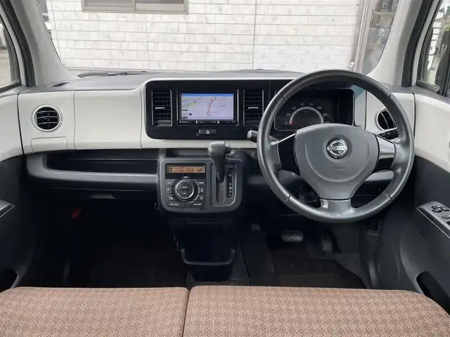 日産 モコ X 茨城県 2015(平27)年 7.8万km スノーパールホワイト 社外ナビ（AVIC-RZ810）/【Bluetooth/CD/DVD/フルセグ】/前後ドライブレコーダー（AMEX-A05）/社外アルミホイール/ETC/インテリジェントキー/プッシュスタート/シートリヒター/フロアマット/ドアバイザー/レベライザー/サマ―タイヤ付AW車載/新車時保証書/取扱説明書/記録簿H27/H30/R2/R3/R4/R5