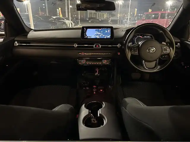 トヨタ スープラ SZ 愛媛県 2022(令4)年 5.1万km プロミネンスレッド 純正ナビ/BT/AM・FM/フルセグTV/アダプティブクルーズコントロール/前方ドライブレコーダー/ETC/全方位カメラ/LEDヘッドライト/オートマチックハイビーム/純正アルミホイール/スペアキー/GR SPORT/ブラインドスポットモニター