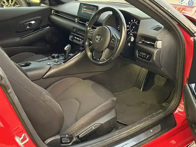 トヨタ スープラ SZ 愛媛県 2022(令4)年 5.1万km プロミネンスレッド 純正ナビ/BT/AM・FM/フルセグTV/アダプティブクルーズコントロール/前方ドライブレコーダー/ETC/全方位カメラ/LEDヘッドライト/オートマチックハイビーム/純正アルミホイール/スペアキー/GR SPORT/ブラインドスポットモニター
