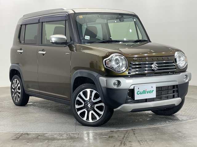 スズキ ハスラー Jスタイル Ⅲ 栃木県 2018(平30)年 2.2万km ブレイブカーキパール/スチールシルバー スズキセーフティサポート/禁煙車/ルーフレール/前席シートヒーター/HIDヘッドライト/ドラレコ/純正アルミホイール/ハーフレザーシート/プッシュスタート/スマートキー/オートライト/HIDヘッドライト/横滑り防止装置/フォグランプ/ドアバイザー/アイドリングストップ/革巻きステアリング/社外フロアマット