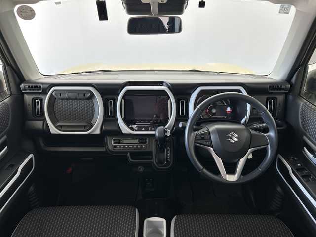 スズキ ハスラー HYBRID X 大分県 2021(令3)年 3.3万km シフォンアイボリーM 衝突軽減ブレーキ/レーンアシスト/オートハイビーム/後クリアランスソナー/純正ナビ/（フルセグ/CD/Bluetooth/AM/FM)/全方位カメラ/前方ドライブレコーダー/前席シートヒーター/ビルトインETC/ステアリングスイッチ/電動格納ミラー/保証書・取扱説明書/スマートキープッシュスタート