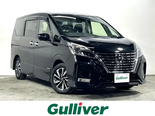 日産 セレナ ハイウェイスター V 大阪府 2022(令4)年 1万km ダイヤモンドブラック ワンオーナー/プロパイロット/純正10型ナビ/アラウンドビューモニター/Bluetooth/フルセグTV/DVD再生/エマージェンシーブレーキ/レーンキープアシスト/ドライブレコーダー/BSM/デジタルインナーミラー/両側パワースライドドア/ETC/ステアリングスイッチ/オートライト/LEDヘッドライト/インテリジェントキー2本/プッシュスタート