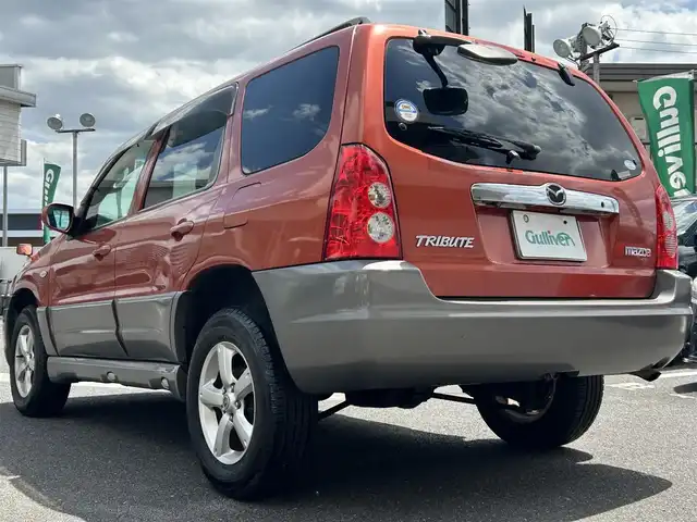 マツダ トリビュート FB－X 岡山県 2005(平17)年 15.4万km パッションオレンジマイカ 登録時走行距離153809/純正DVDナビ/AM/FM/TV/CD/バックカメラ/純正フロアマット/ステアリングスイッチ/ドライブレコーダー一体型デジタルインナーミラー/純正16インチAW/ETC