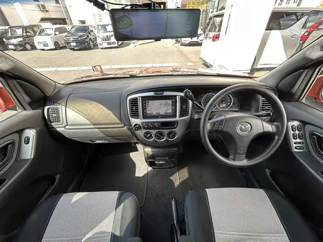 マツダ トリビュート FB－X 岡山県 2005(平17)年 15.4万km パッションオレンジマイカ 登録時走行距離153809/純正DVDナビ/AM/FM/TV/CD/バックカメラ/純正フロアマット/ステアリングスイッチ/ドライブレコーダー一体型デジタルインナーミラー/純正16インチAW/ETC