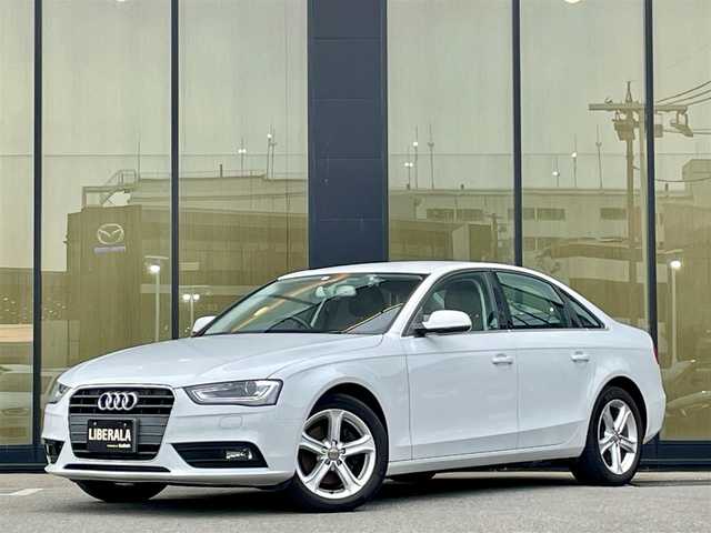 アウディ Ａ４ 2．0 TFSI 石川県 2014(平26)年 7.3万km グレイシアホワイトメタリック Audi MMI/(Bluetooth/フルセグTV)/ドライブレコーダー/バックカメラ/サイドアシスト/パワーシート/ETC/ウィンカーミラー/純正17インチアルミホイール/純正フロアマット/ABS/横滑り防止装置/レーンキープアシスト/盗難防止装置/コーナーセンサー(前後)/衝突被害軽減システム/スペアキー １本