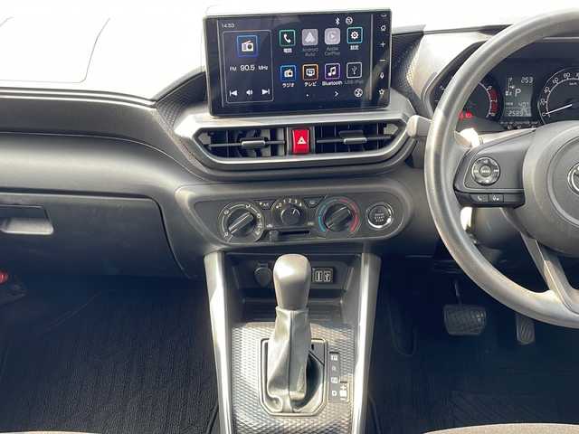 トヨタ ライズ X 三重県 2022(令4)年 2.6万km ブラックマイカメタリック 純正9型ディスプレイオーディオ/バックカメラ/社外前後ドライブレコーダー/ビルトインETC/LEDヘッドライト/フルセグTV/ステアリングリモコン/HDMI/アイドリングストップ/CarPlay/Android Auto/アイドリングストップ/禁煙車