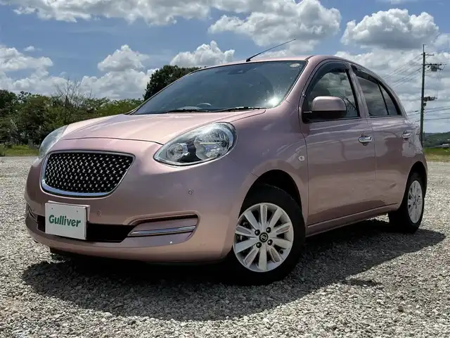 日産 マーチ ボレロ 兵庫県 2021(令3)年 5.6万km ピンク ナチュラルグレー内装/純正ナビ/フルセグTV/バックモニター/ドラレコ（SD欠）/インテリジェントエマージェンシーブレーキサポート/ETC/オートライト/オートハイビーム/プッシュスタート＆スマートキー2個