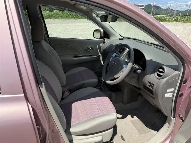 日産 マーチ ボレロ 兵庫県 2021(令3)年 5.6万km ピンク ナチュラルグレー内装/純正ナビ/フルセグTV/バックモニター/ドラレコ（SD欠）/インテリジェントエマージェンシーブレーキサポート/ETC/オートライト/オートハイビーム/プッシュスタート＆スマートキー2個