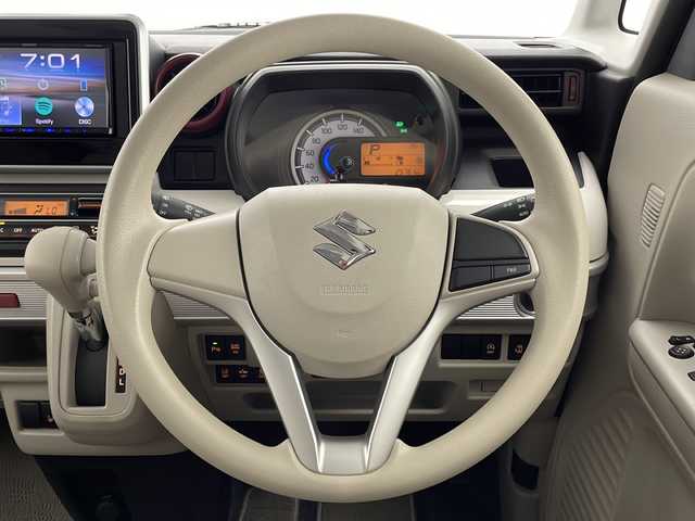 スズキ スペーシア HYBRID X 宮崎県 2019(平31)年 2.6万km オフブルーメタリック/ホワイト2トーン 禁煙車/衝突被害軽減ブレーキ/社外ディスプレイオーディオ/（ケンウッド/DDX6190BT/CD/DVD/Bluetooth）/社外前後ドライブレコーダー/純正セキュリティアラーム/純正フロアマット/両側電動スライドドア/レーンディパーチャーアラート/クリアランスソナー/エネチャージ/シートヒーター/オートエアコン/オートライト/電動格納ミラー/ルーフレール/スマートキー/プッシュエンジンスタート/新車時保証書/取扱い説明書