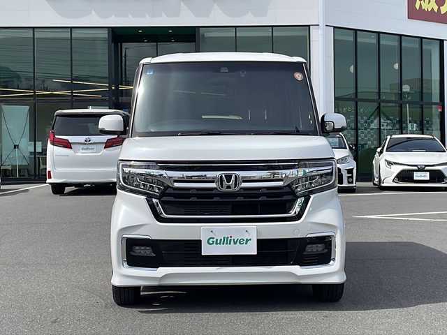 ホンダ Ｎ ＢＯＸ カスタム L 長野県 2021(令3)年 1.7万km プラチナホワイトパール 純正８インチメモリナビ/BluetoothAudio/DVD再生可能/フルセグTV/純正前後ドライブレコーダー/バックカメラ/両側パワースライドドア/前席シートヒーター/革巻きステアリング/ステアリングスイッチ/LEDヘッドランプ/フォグランプ/オートライト/スマートキー/プッシュスタート/電動格納ミラー/純正14インチAW/純正フロアマット/ホンダセンシング/衝突軽減ブレーキ/車線維持支援システム/アダプティブクルーズコントロール/コーナーセンサー
