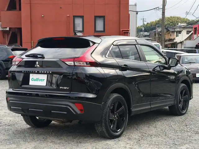 三菱 エクリプス クロス ＰＨＥＶ ブラックエディション 熊本県 2023(令5)年 0.9万km アメジストブラック 純正スマートフォン連動ナビ/【フルセグTV/Bluetooth再生/AppleCarPlay】/全方位モニター/マイプロパイロット/衝突被害軽減ブレーキシステム/車線逸脱警報システム/レーダークルーズコントロール/パドルシフト/オートマチックハイビーム/レインセンサー/パーキングセンサー/ヘッドアップディスプレイ/パワーバックドア/ステアリングヒーター/シートヒーター/純正18インチAW/ETC/取扱説明書/保証書/スペアキー