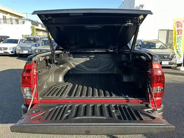 トヨタ ハイラックス Z ブラックラリーエディション 東京都 2019(平31)年 4.5万km クリムゾンスパークレッドM ワンオーナー/2インチリフトアップ/タイ・トヨタ製ベッドライナー/CARRYBOYS製電動トノカバー(CB796)/KENWOOD製9インチフローティングナビ/フルセグTV/DVD再生/Bluetoothオーディオ/バックカメラ/ETC2.0/Clazzio製シートカバー/コムテック製ドライブレコーダー(ZDR026)/ボンネットプロテクター/サイドステップ/LEDヘッドランプ/LEDフォグランプ/スマートキー×2