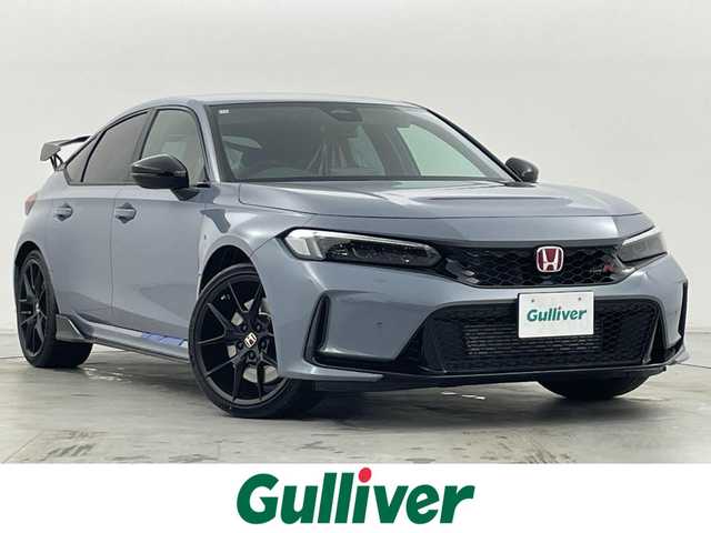 ホンダ シビック タイプR 群馬県 2025(令7)年 0.1千km ソニックグレーパール 登録済未使用車（登録時走行距離：20km）/ホンダコネクトディスプレー(9インチ)/・AM/FM/USB/Bluetooth/AppleCarPlay/AndroidAuto/・バックカメラ/・ETC2.0/=====/登録済未使用車　ホンダコネクトディスプレー　バックカメラ　純正ビルトインＥＴＣ２．０　純正フロアマット　ブレンボキャリパー　ＨｏｎｄａＬｏｇＲ　ホンダセンシング　ＬＥＤヘッドランプ　プッシュスタート