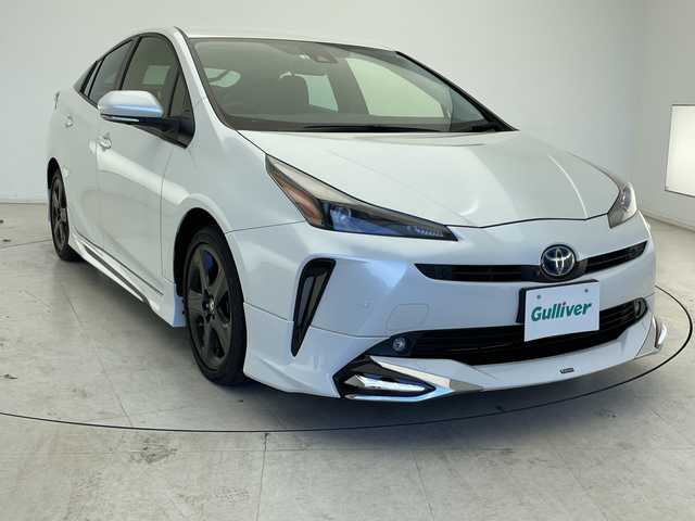 トヨタ プリウス S ツーリングセレ ブラックED 千葉県 2022(令4)年 5.4万km プラチナホワイトパールマイカ モデリスタエアロ/Miracast/パノラミックビューモニター/トヨタセーフティーセンス/純正ディスプレイオーディオ/ビルトインETC2.0/革ステアリング/ステアリングリモコン/革シート/前席シートヒーター/車線逸脱防止/USB/Isofix/電格ウィンカーミラー/フォグランプ/LEDヘッドライト/純正フロアマット