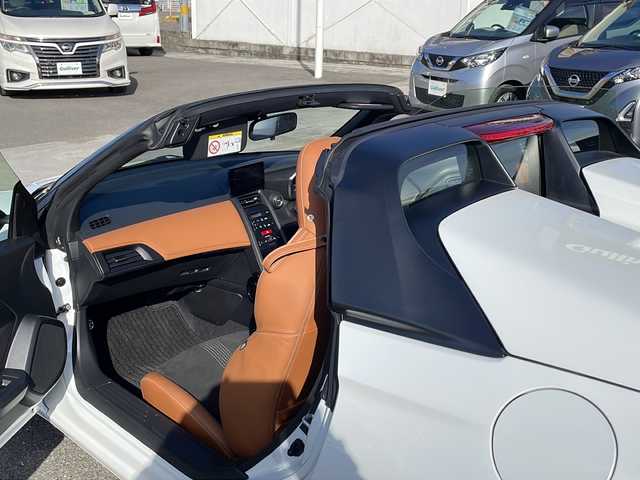 ホンダ Ｓ６６０ α 特別仕様車ブルーノレザーED 徳島県 2017(平29)年 0.9万km プレミアムスターホワイトP 特別仕様車/ジャズブラウンインテリア/・スポーツハーフレザーシート/・本革巻ステアリング/・インパネソフトパッド/センターディスプレイ/シティブレーキアクティブシステム/クルーズコントロール/純正オールブラック15インチAW/ドライブレコーダー/バックカメラ/オートライト/LEDヘッドライト/ETC/パドルシフト/スマートキー/スペア一本