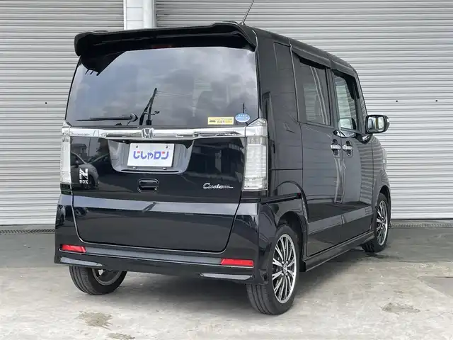 ホンダ Ｎ ＢＯＸ カスタム G ターボパッケージ 茨城県 2012(平24)年 8.1万km クリスタルブラックパール (株)IDOMが運営する【じしゃロン水戸店】の自社ローン専用車両になりますこちらは現金またはオートローンご利用時の価格です。自社ローンご希望の方は別途その旨お申付け下さい/メモリーナビ(AVIC-RZ03)/バックカメラ/純正15インチアルミホイール/両側パワースライドドア/ＥＴＣ　/ＨＩＤヘッドライト　/オートライト　