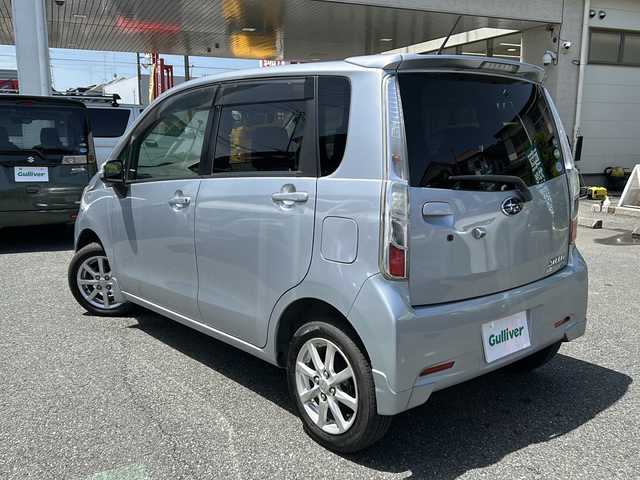 スバル ステラ カスタム R 埼玉県 2012(平24)年 10.9万km ブライトシルバーメタリック メモリナビ/ワンセグテレビ/バックカメラ/バイザー/フォグ
