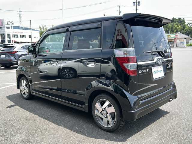 ホンダ ゼスト スパーク W 鹿児島県 2012(平24)年 10.9万km 黒 社外ナビ/Bluetooth/TV/電動格納ミラー/純正フロアマット/ドアバイザー/オートエアコン/パワーウィンドウ/純正AW/ベンチシート/保証書/取扱説明書/スマートキー