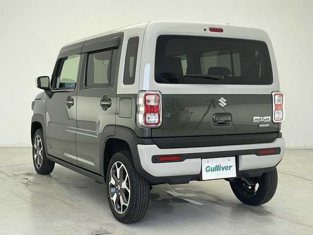 スズキ ハスラー HYBRID X 千葉県 2023(令5)年 1.6万km クールカーキパールメタリック/ソフトベージュメタリック 純正ナビ/フルセグTV/バックカメラ/衝突被害軽減ブレーキ/レーンキープアシスト/追従クルーズコントロール/LEDヘッドライト/D/N席シートヒーター/アイドリングストップ/電動格納ミラー