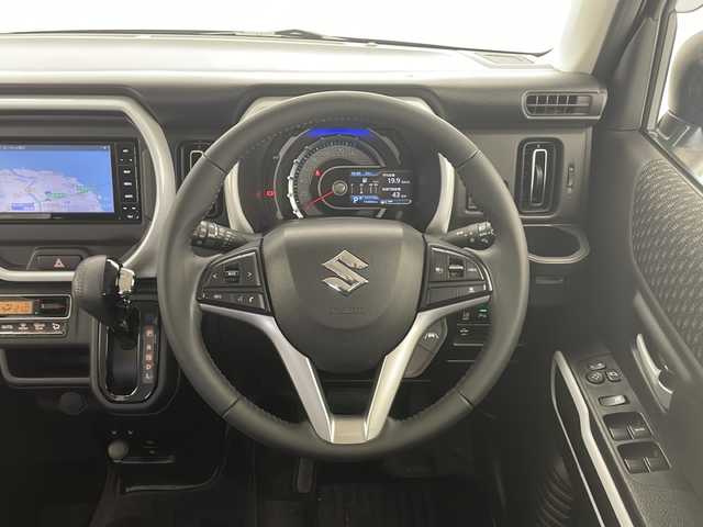 スズキ ハスラー HYBRID X 千葉県 2023(令5)年 1.6万km クールカーキパールメタリック/ソフトベージュメタリック 純正ナビ/フルセグTV/バックカメラ/衝突被害軽減ブレーキ/レーンキープアシスト/追従クルーズコントロール/LEDヘッドライト/D/N席シートヒーター/アイドリングストップ/電動格納ミラー