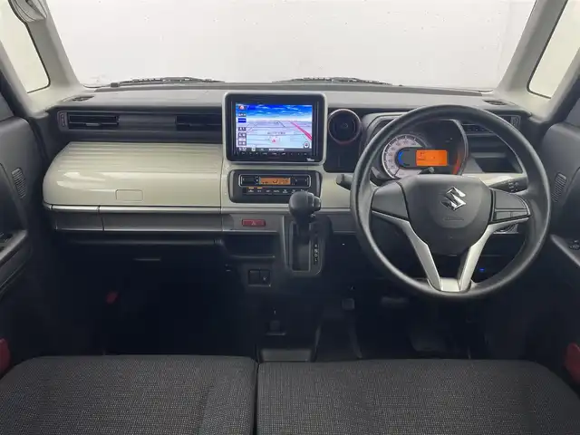 スズキ スペーシア HYBRID X 富山県 2019(令1)年 2.2万km アーバンブラウンパールメタリック １オーナー/純正ナビ（CD　DVD　bluetooth MSV（SD))/フルセグTV/バックカメラ/リアコーナーセンサー/ETC/前ドライブレコーダー/運転席シートヒーター/両側パワースライドドア/衝突軽減ブレーキ/レーンキープ/スマートキー/プッシュスタート/LEDヘッドライト/オートライト/横滑防止装置/純正１４インチAW/純正マット・バイザー/保証書、取説/スペアキー