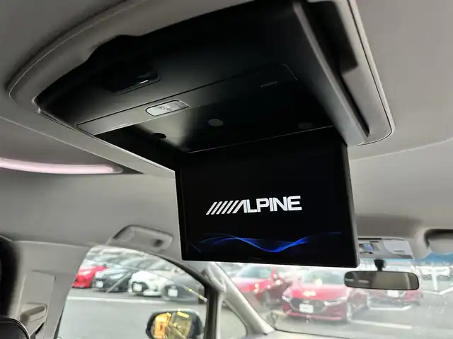 トヨタ アルファード S 山形県 2016(平28)年 11.4万km ブラック 登録時走行距離114775Km/保証書/取扱説明書/後席モニター（ALPINE）/社外SDナビ（ALPINE）/フルセグTV/黒革シートカバー/両側パワースライドドア/前後コーナーセンサー/トヨタセーフティセンス/7人乗り/オットマン/バックカメラ/LEDヘッドライト/ウィンカーミラー/電動格納ミラー/ETC/プッシュスタート/スタッドレスタイヤ車載