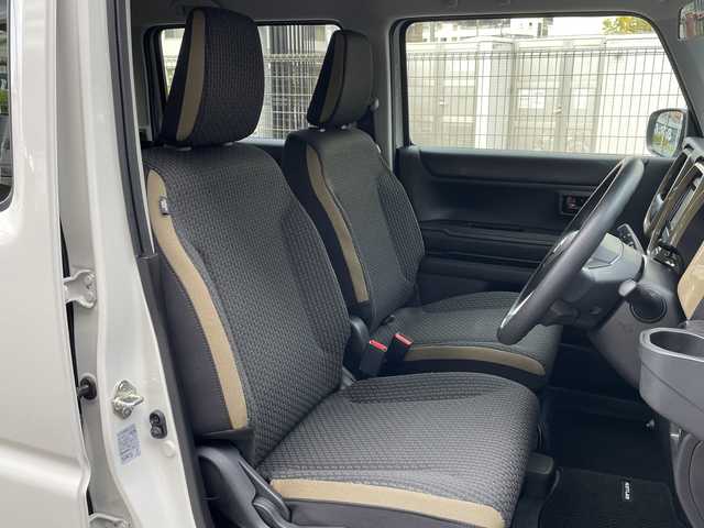 スズキ ハスラー HYBRID G 広島県 2025(令7)年 0.5万km ソフトベージュメタリック 禁煙/スズキセーフティーサポート/・デュアルセンサーブレーキサポート/・ハイビームアシスト/・車線逸脱警報機能/・誤発進抑制機能/・ふらつき警報機能/・先行車発進お知らせ機能/・後退時ブレーキサポート/・後方誤発進抑制機能/社外SDナビ/・CD/SD/BT/ワンセグ/レーダークルーズコントロール/シートヒーター（D/N席）/LEDヘッドライト/オートライト/ヘッドライトレベライザー/スマートキー/プッシュスタート/ETC/アイドリングストップ/純正フロアマット