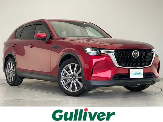 マツダ ＣＸ－６０ 25S エクスクルーシブモード 愛知県 2023(令5)年 3万km ソウルレッドクリスタルM 衝突軽減システム/純正ディスプレイオーディオ（ナビあり）/全方位カメラ/レーダークルーズコントロール/シートヒーター/BOSEプレミアムサウンド/エアシート/フルセグ/Bluetooth/バックカメラ/電動リアゲート/ヘッドアップディスプレイ/コーナーセンサー/純正アルミホイール/ブラインドスポットモニター/LEDヘッドライト/パドルシフト/ステアリングヒーター/オートマチックハイビーム/ドライブレコーダー/ETC/ステアリングスイッチ/スマートキー/プッシュスタート