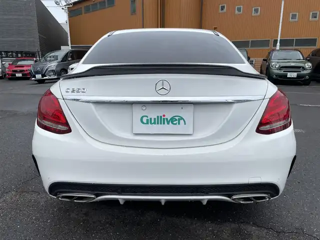 メルセデス・ベンツ Ｃ１８０ アバンギャルド AMGライン 静岡県 2014(平26)年 8.5万km ポーラホワイト 純正HDDナビ・フルセグTV/DVD/CD/MSV/Bluetooth/バックカメラ/19インチアルミホイール/社外車高調/レザーシート/パワーシート/シートヒーター/LEDヘッドライト/ビルトインETC/スマートキー/プッシュスタート/クルーズコントロール/衝突被害軽減ブレーキ